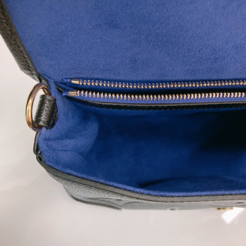 MS0726 Louis Vuitton 路易威登 戴安娜 牛皮 黑色 金扣 Diane Calfskin Black x GHW-17