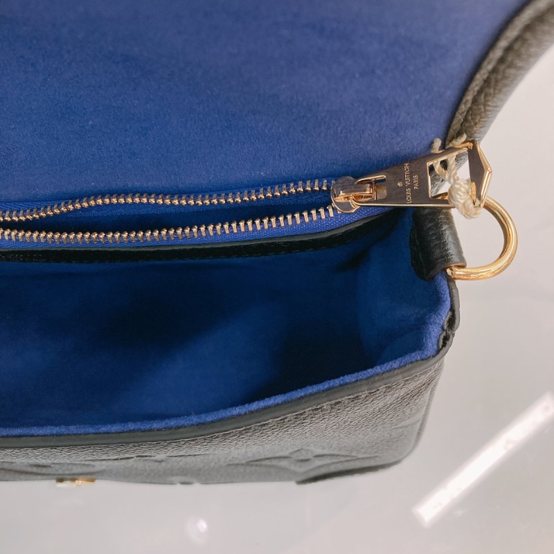 MS0726 Louis Vuitton 路易威登 戴安娜 牛皮 黑色 金扣 Diane Calfskin Black x GHW-19