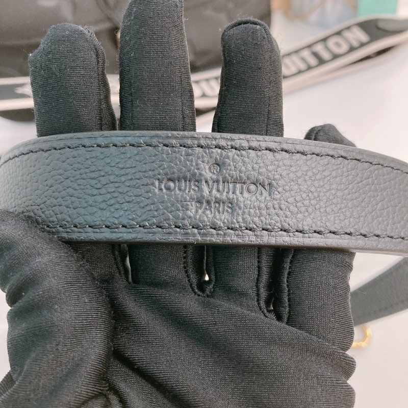 MS0726 Louis Vuitton 路易威登 戴安娜 牛皮 黑色 金扣 Diane Calfskin Black x GHW-26