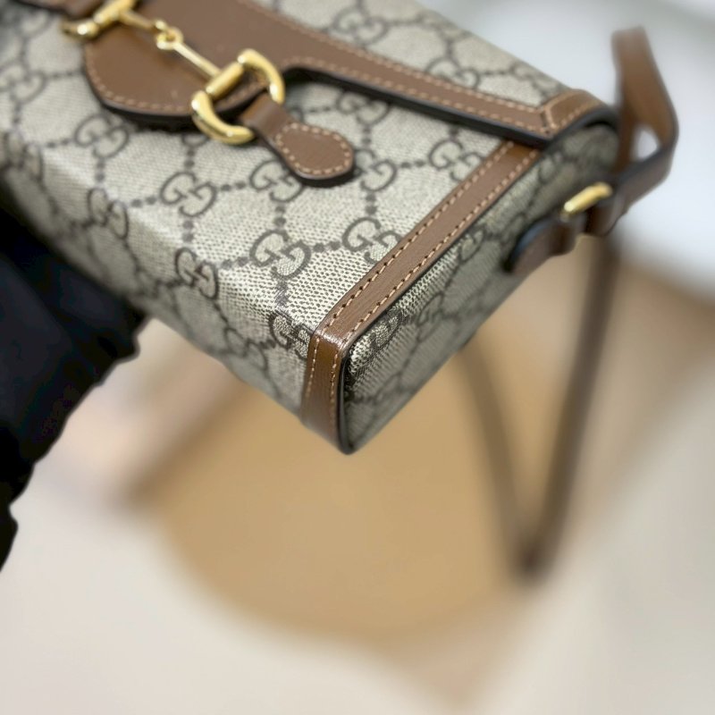 🏷Gucci 古馳．1955 Horsebit 馬銜釦橫式手機包-5