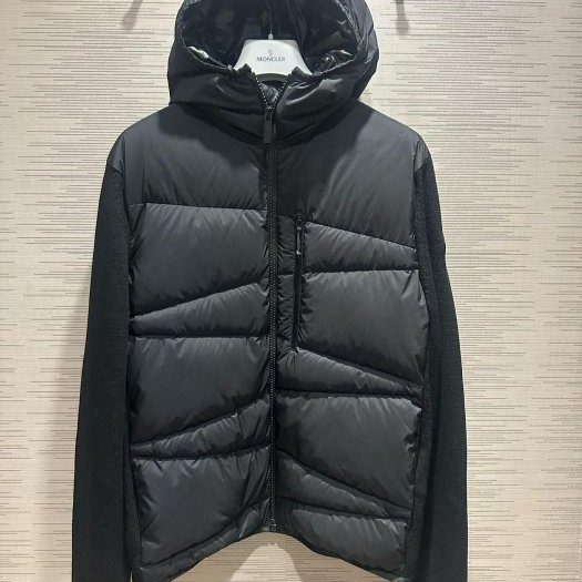 💎Han's house精品服飾💎moncler 拼接 羽絨 連帽 外套 可手水洗 現貨  L 原價48500-3
