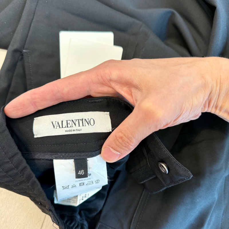Valentino 👍🏻 黑色西褲 ，100%Real正貨-2