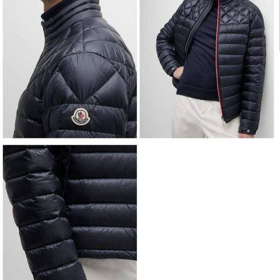 💎Han's house精品服飾💎moncler Benamou 羽絨 騎士 外套 深藍 現貨 7 原價 48100-5