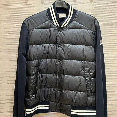 💎Han's house精品服飾💎法國頂級 moncler 羽絨 拼接 外套 現貨 M  原價46000