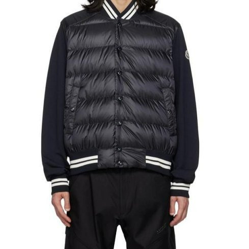 💎Han's house精品服飾💎法國頂級 moncler 羽絨 拼接 外套 現貨 M 原價46000-1