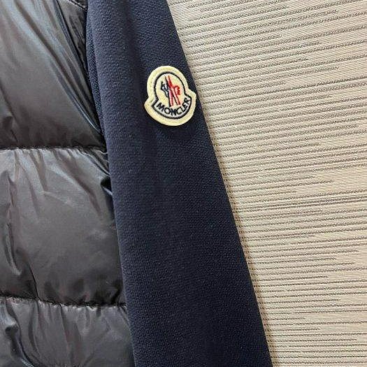💎Han's house精品服飾💎法國頂級 moncler 羽絨 拼接 外套 現貨 M 原價46000-2