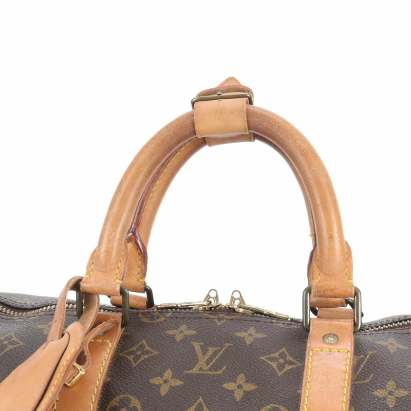 路易威登 Monogram Keepall 55 M41424 皮革波士頓手提包男士旅行包-1