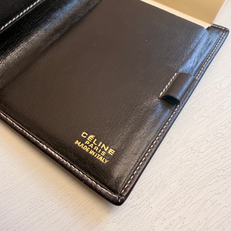 思琳 Celine 80年代馬車老花 記事簿連皮套-12
