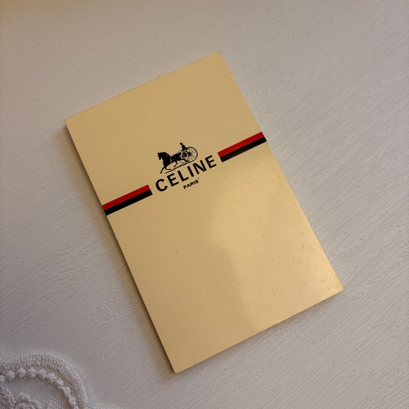 思琳 Celine 80年代馬車老花 記事簿連皮套-19