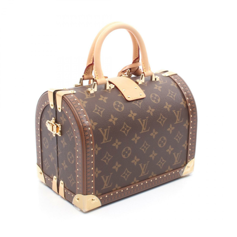 路易威登 Speedy Trunk 手提包 M10287 Monogram 帆布皮革棕色二手 LV-1