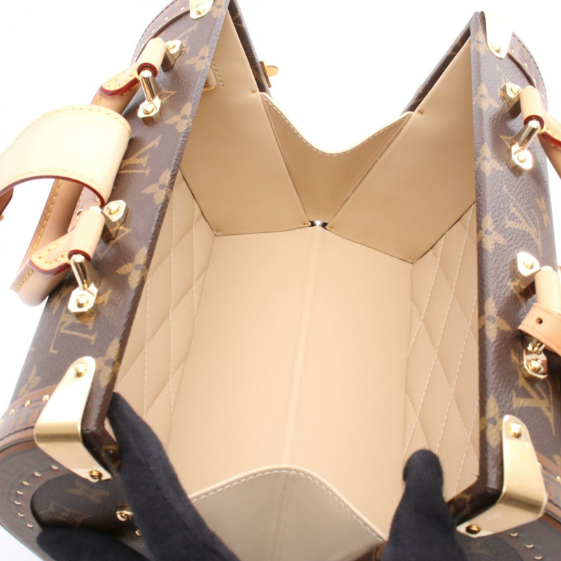 路易威登 Speedy Trunk 手提包 M10287 Monogram 帆布皮革棕色二手 LV-2