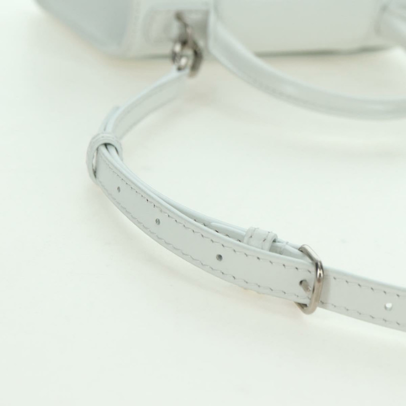 【日本直送】BALENCIAGA 沙漏形手提包 皮革 兩用 白色 銀色 592833 正品 bs34969M-14