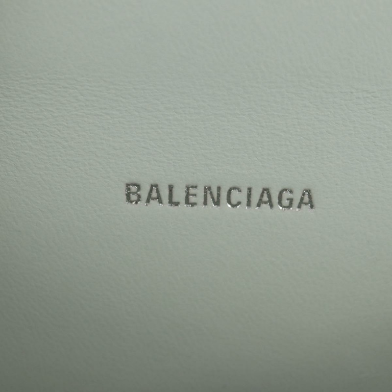【日本直送】BALENCIAGA 沙漏形手提包 皮革 兩用 白色 銀色 592833 正品 bs34969M-22