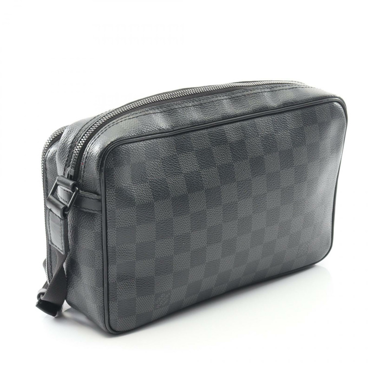 路易威登 Utility 斜背包 N40280 Damier 石墨灰 二手 LV-1