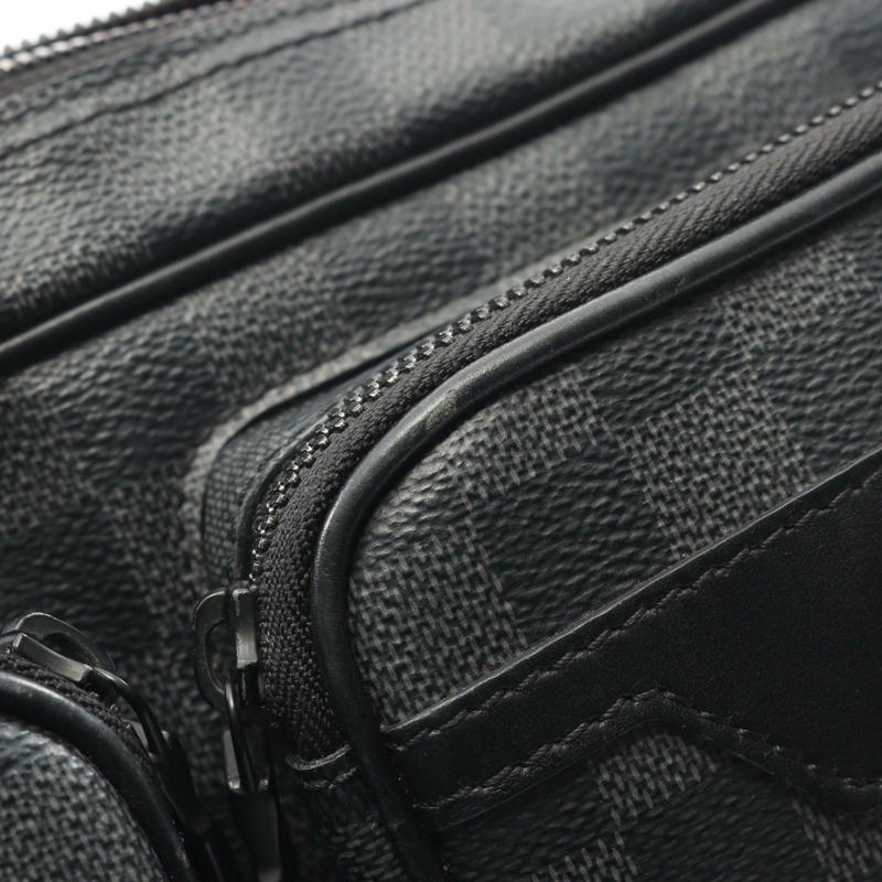 路易威登 Utility 斜背包 N40280 Damier 石墨灰 二手 LV-6