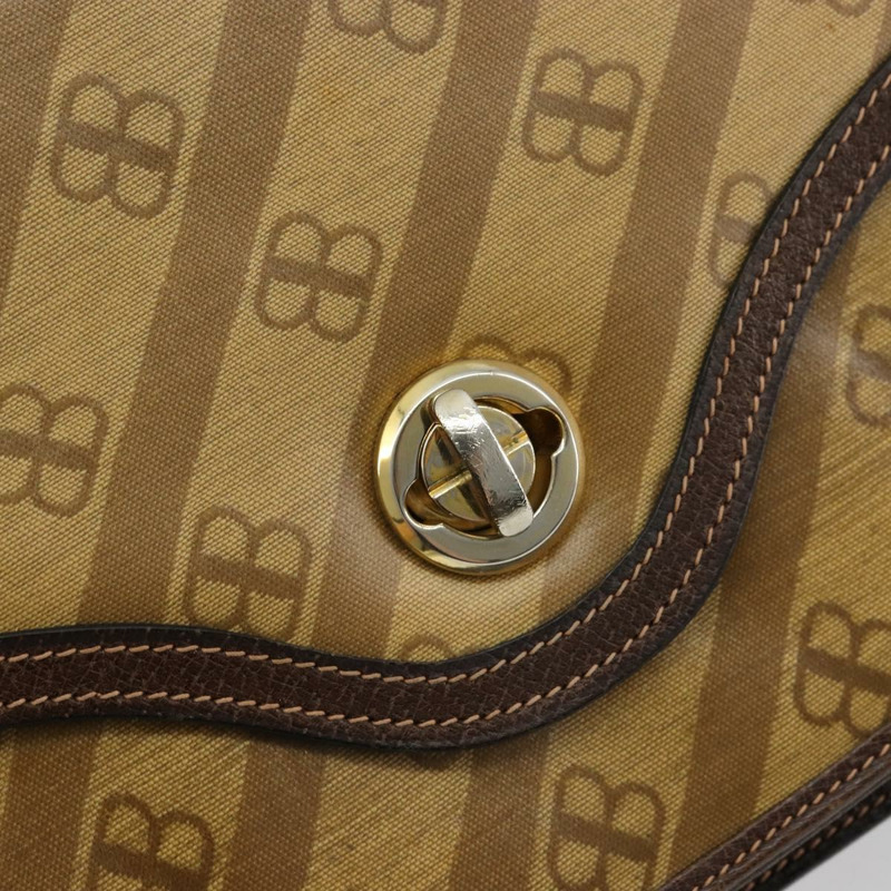 【日本直送】BALENCIAGA 肩包 塗佈帆布 金 米色 正品 179093A-16