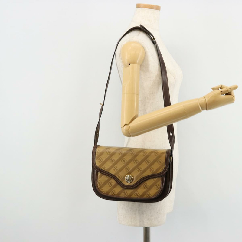 【日本直送】BALENCIAGA 肩包 塗佈帆布 金 米色 正品 179093A-23