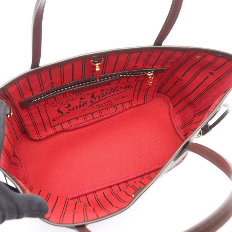 路易威登 Neverfull PM 手提包 N51109 Damier Ebene 帆布皮革二手-2