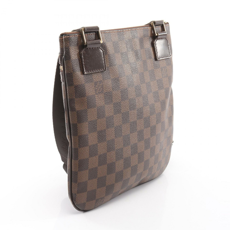 LOUIS VUITTON Pochette Bosphore 單肩包 N51111 Damier 帆布 Ebene 二手 LV-1