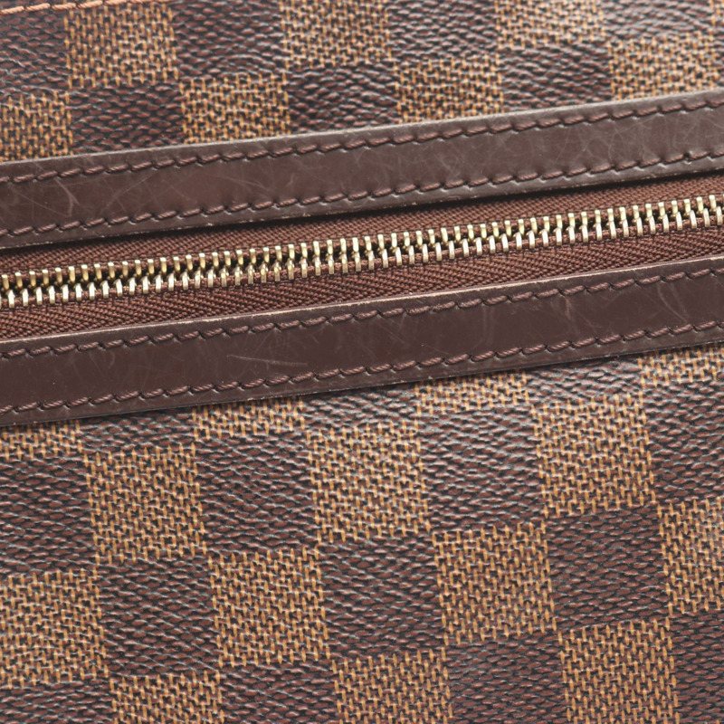 LOUIS VUITTON Pochette Bosphore 單肩包 N51111 Damier 帆布 Ebene 二手 LV-7