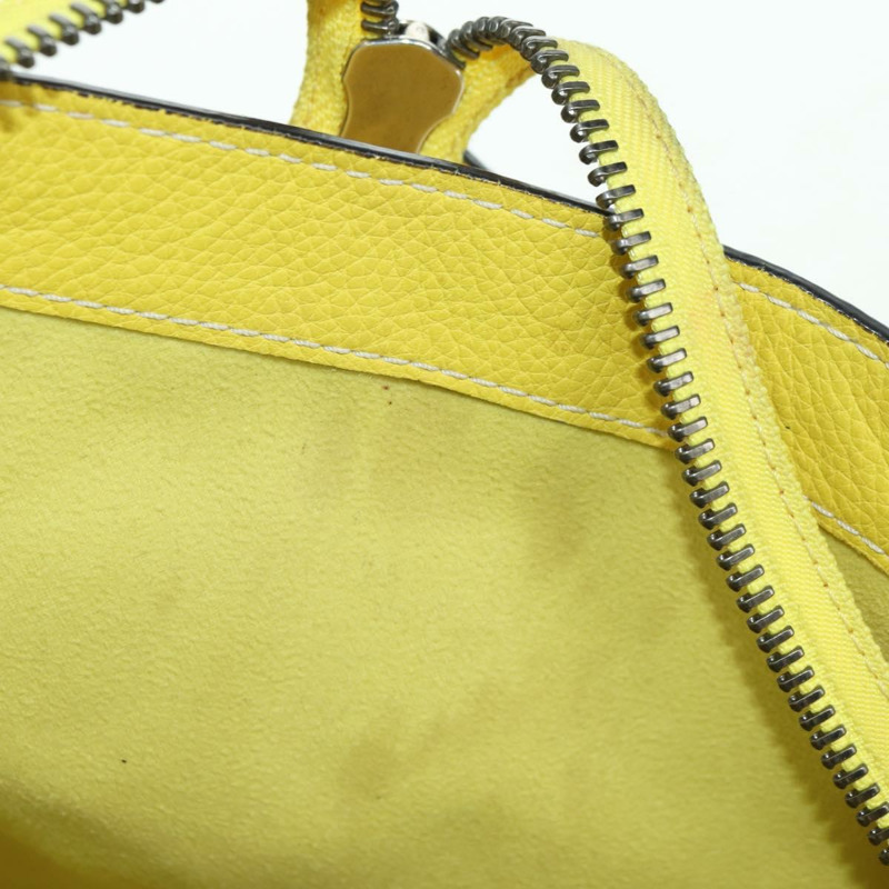 【日本直送】CELINE Luggage Mini Shopper 手提包 皮革 黃色 正品 ep14591V-23