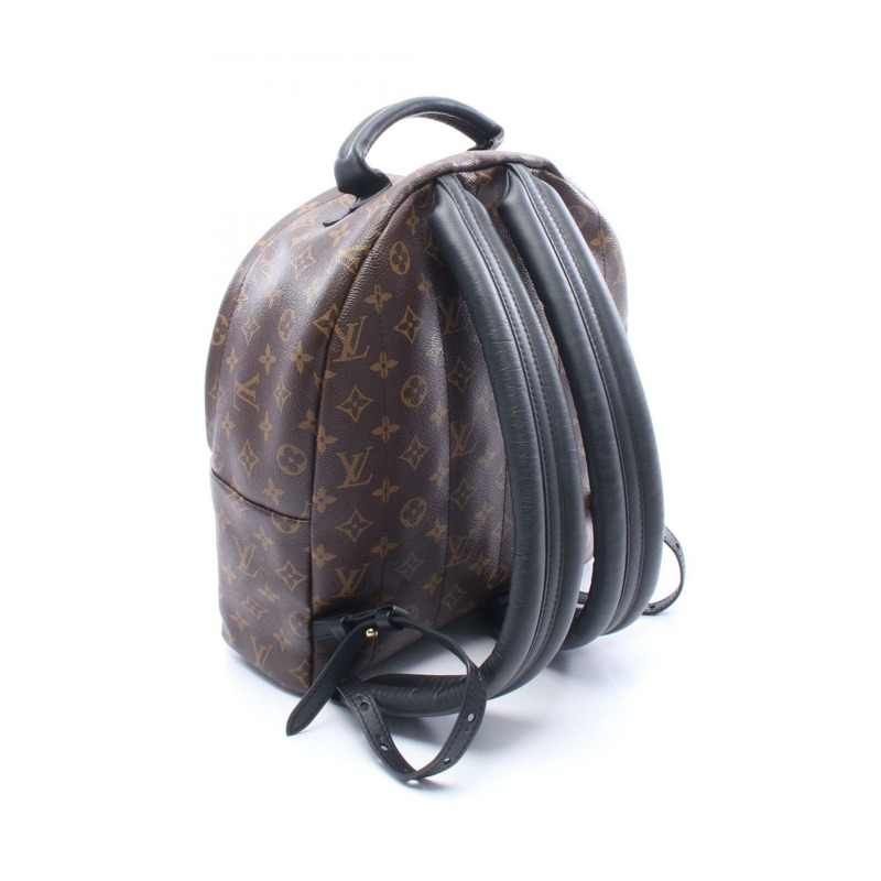路易威登 Palm Springs 雙肩包 MM M41561 Monogram 帆布皮革 棕色 二手-1