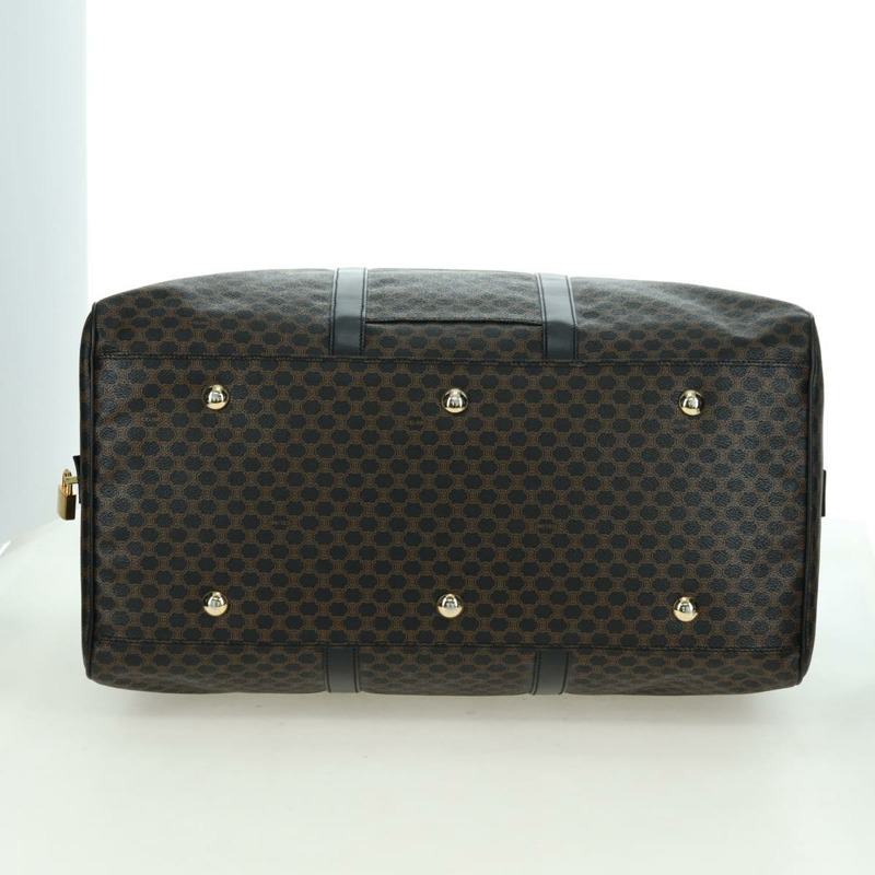 【日本直送】CELINE Macadam帆布波士頓包 PVC皮革 黑色金色 正品 am11585V-4