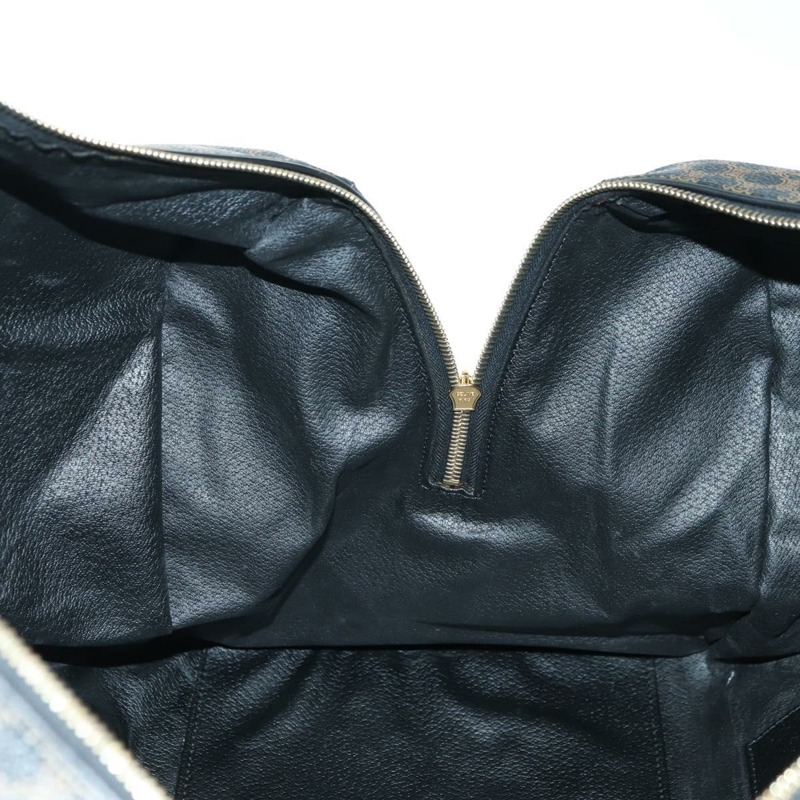【日本直送】CELINE Macadam帆布波士頓包 PVC皮革 黑色金色 正品 am11585V-19