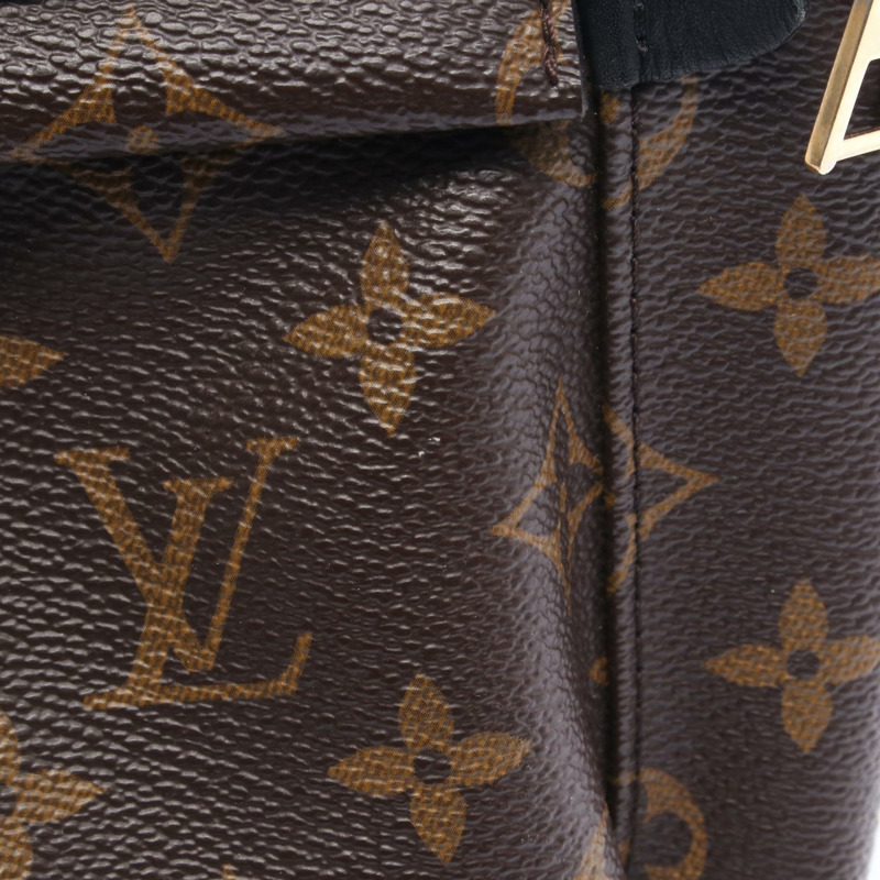 路易威登 Palm Springs PM 雙肩包 M41560 Monogram 棕色/黑色 二手-7