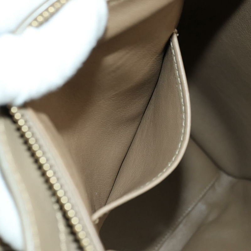 【日本直送】CELINE Luggage Mini Shopper 手提包，米色金色皮革，正品 am11586V-22