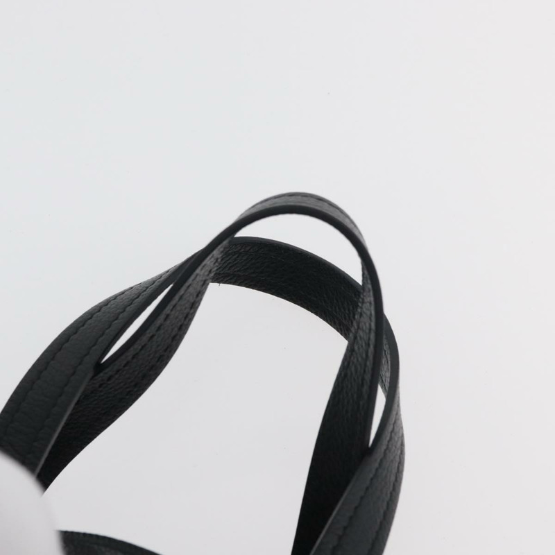 【日本直送】BALENCIAGA Everyday Tote Bag Leather Black Silver 672794 Auth mr2511A-13