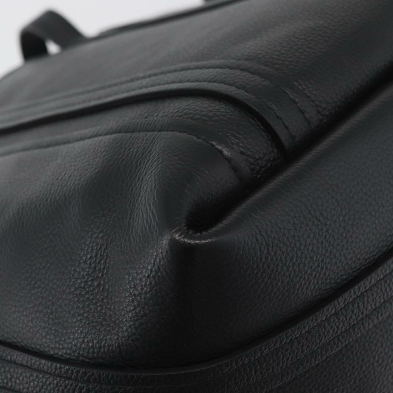 【日本直送】BALENCIAGA Everyday Tote Bag Leather Black Silver 672794 Auth mr2511A-16