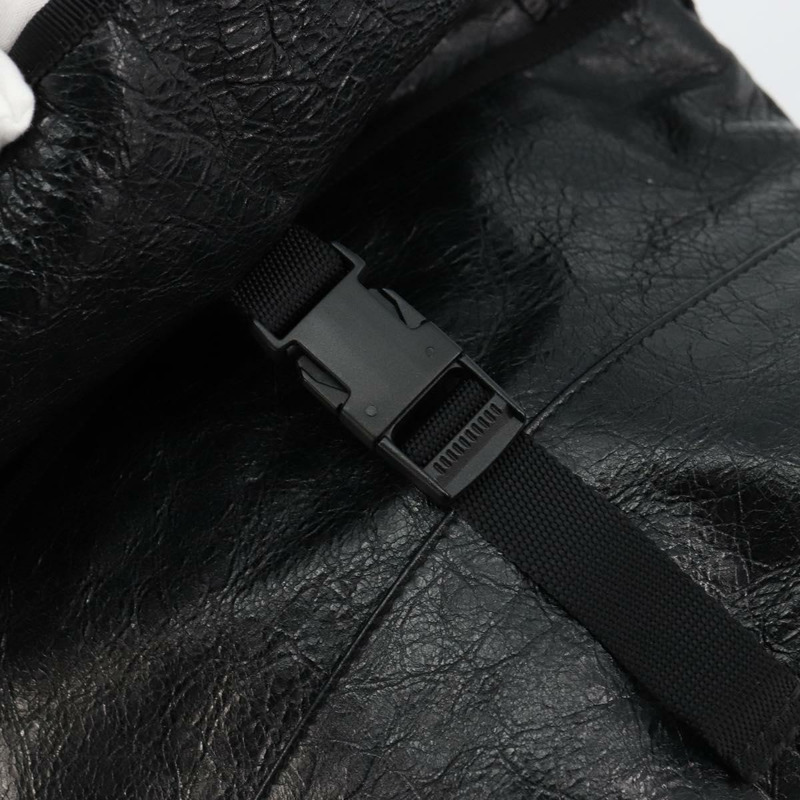 【日本直送】BALENCIAGA Explorer 黑色皮革單肩包 620259 Auth mr2509A-17