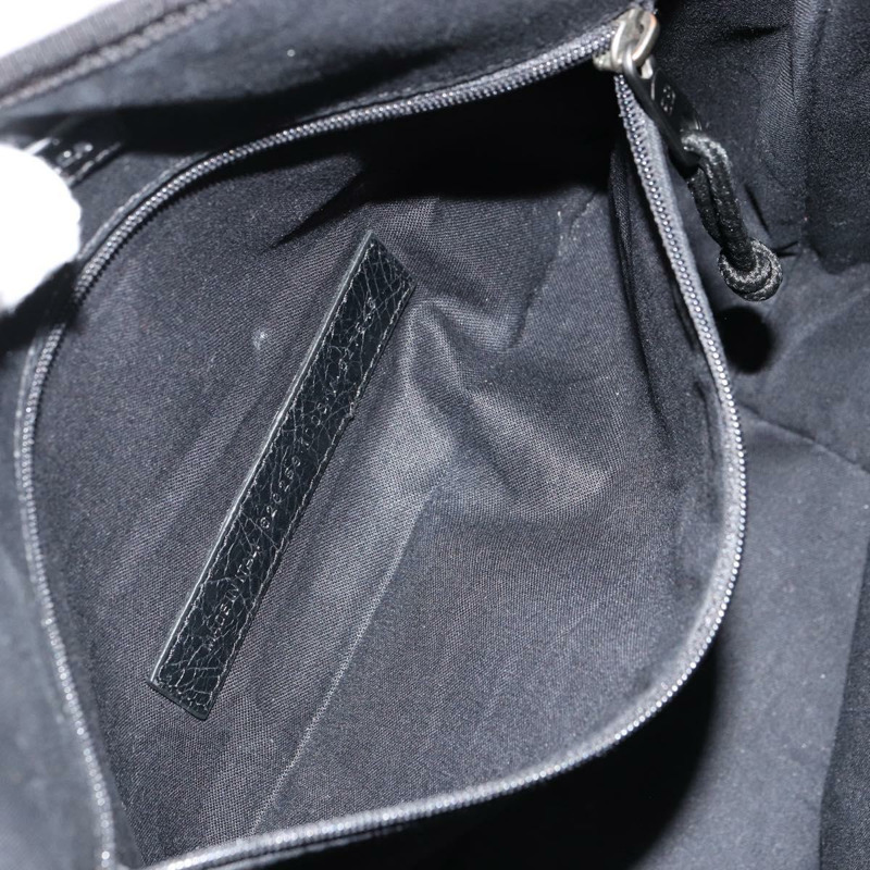 【日本直送】BALENCIAGA Explorer 黑色皮革單肩包 620259 Auth mr2509A-22