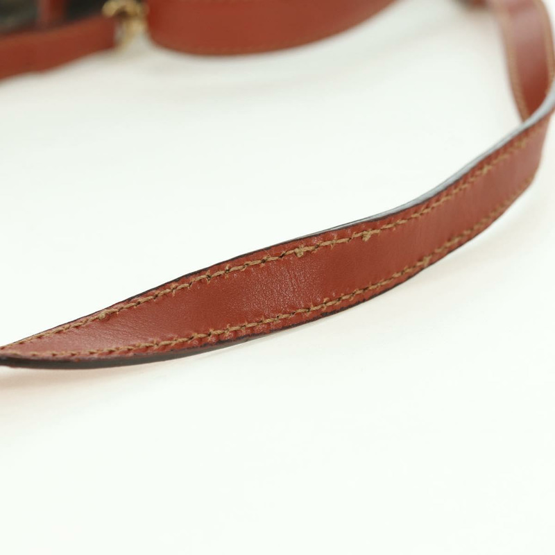 【日本直送】FENDI Zucca帆布單肩包 黑色棕色 正品 179273V-8