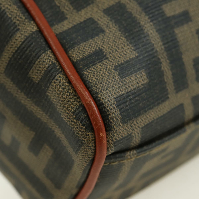【日本直送】FENDI Zucca帆布單肩包 黑色棕色 正品 179273V-15