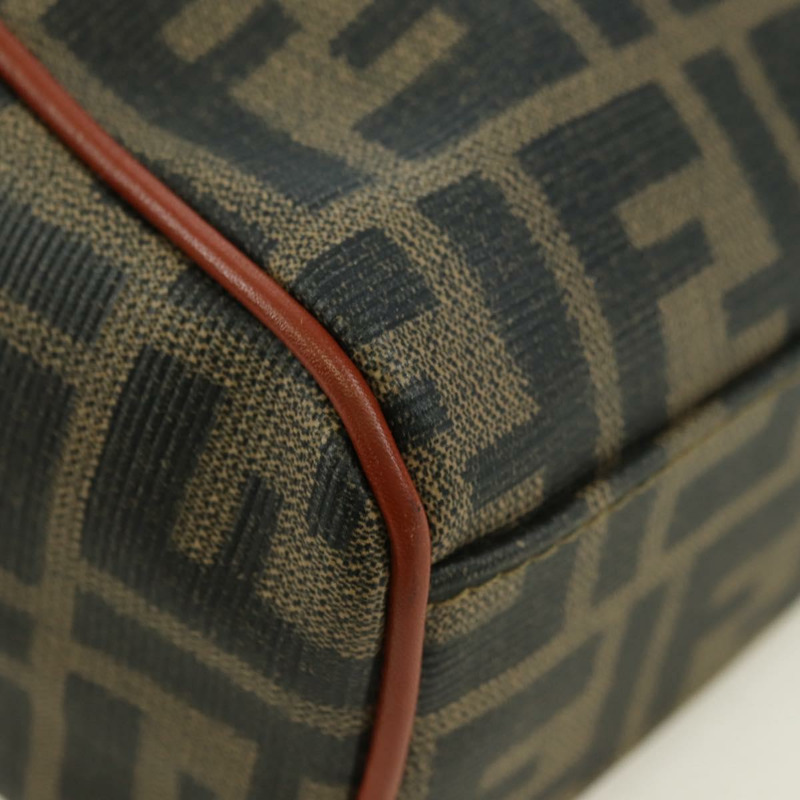 【日本直送】FENDI Zucca帆布單肩包 黑色棕色 正品 179273V-17