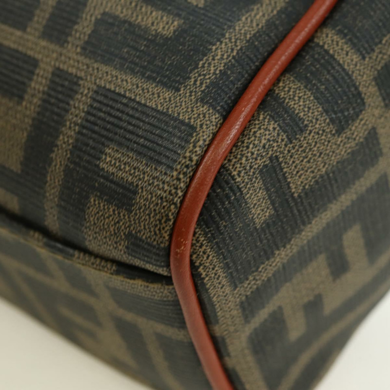 【日本直送】FENDI Zucca帆布單肩包 黑色棕色 正品 179273V-18