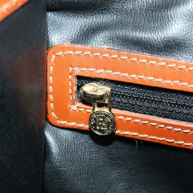 【日本直送】FENDI Zucca帆布單肩包 黑色棕色 正品 179273V-24
