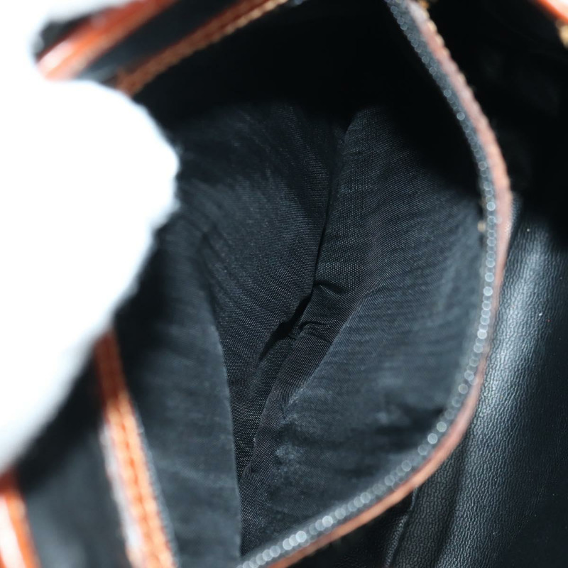 【日本直送】FENDI Zucca帆布單肩包 黑色棕色 正品 179273V-25