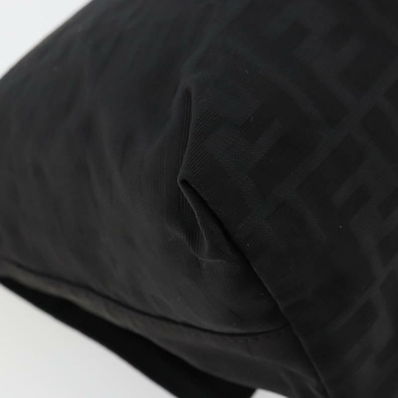 【日本直送】FENDI Zucca帆布單肩包 黑色 銀色 正品 177493A-16