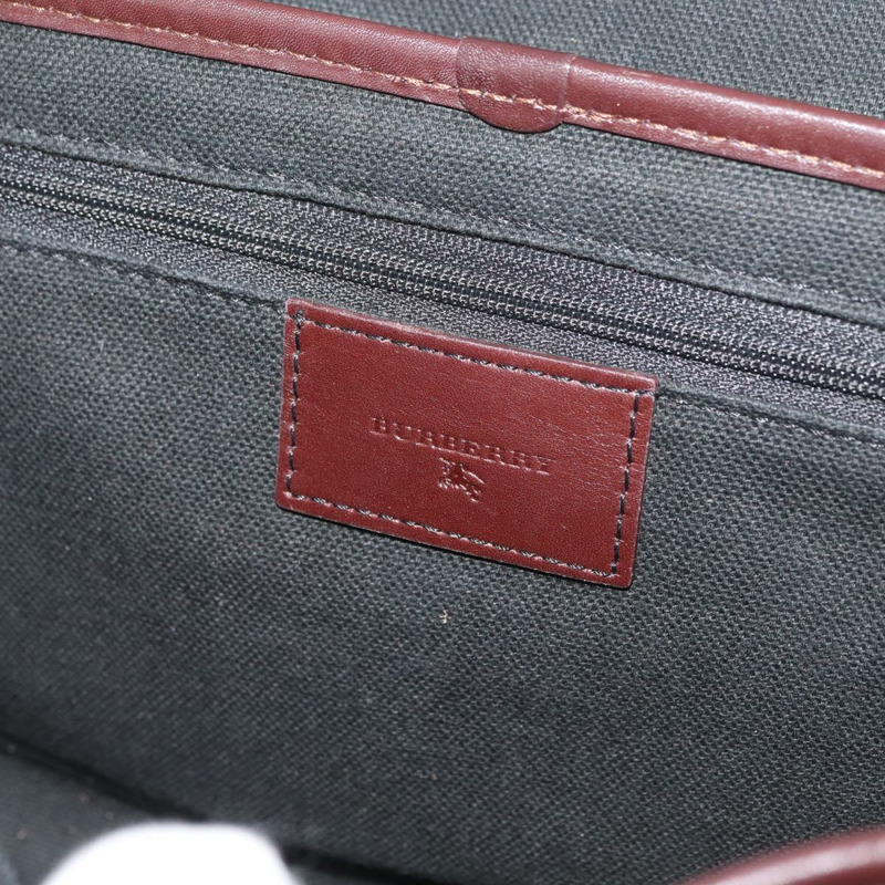 【日本直送】BURBERRY Nova 格紋手提包 PVC 米色 金色 正品 179373A-19