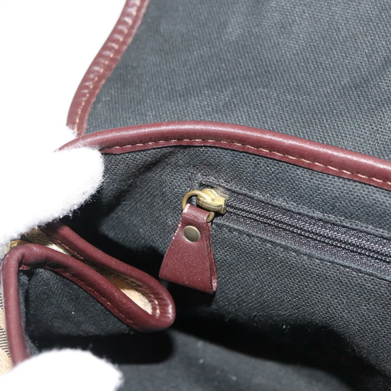 【日本直送】BURBERRY Nova 格紋手提包 PVC 米色 金色 正品 179373A-22