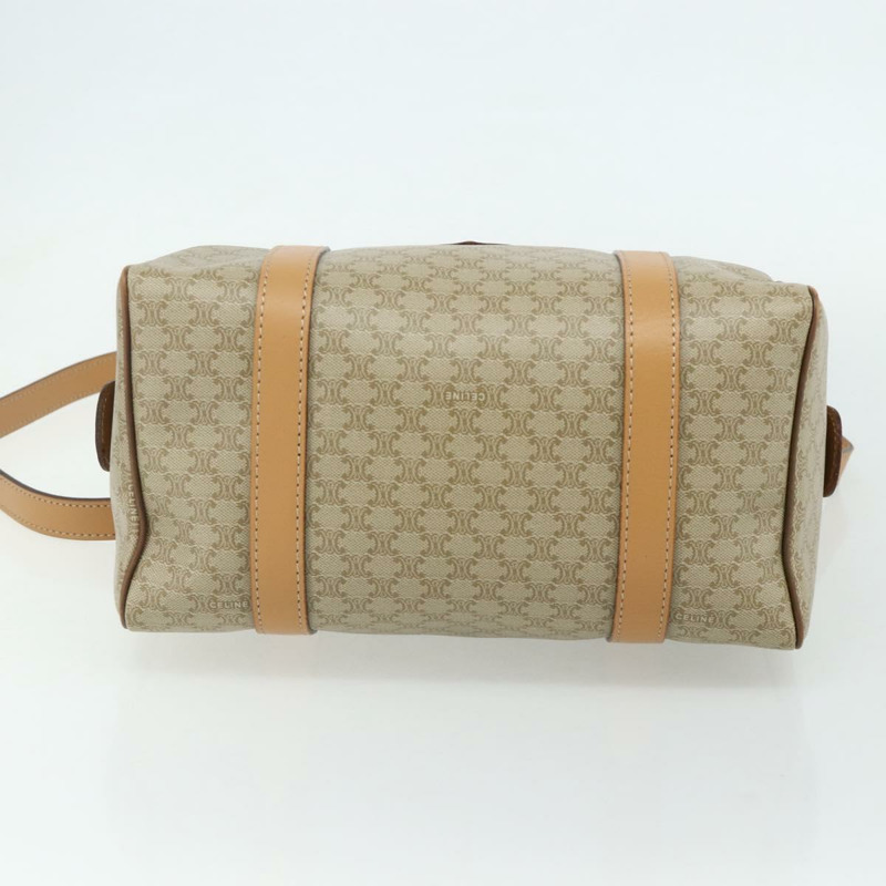 【日本直送】CELINE Macadam帆布手提包 PVC 兩用 米色 金色 正品 178288A-4