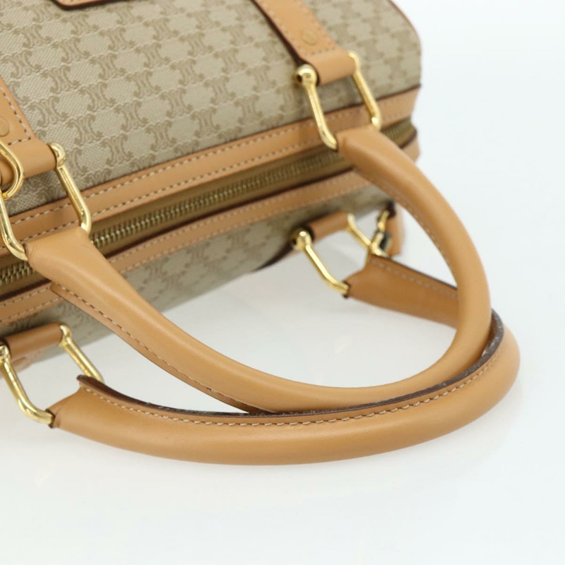 【日本直送】CELINE Macadam帆布手提包 PVC 兩用 米色 金色 正品 178288A-6