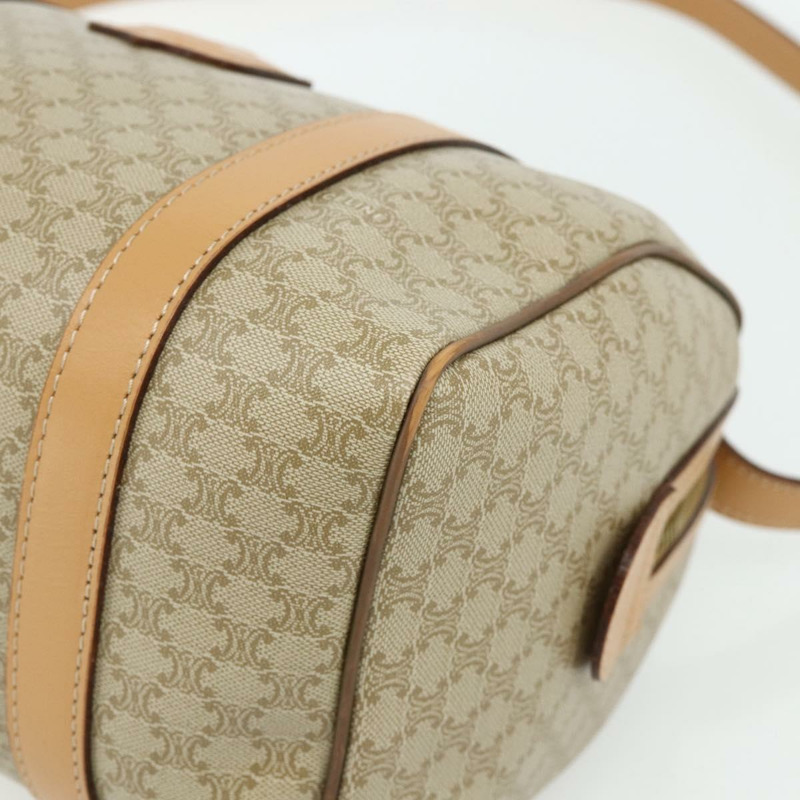 【日本直送】CELINE Macadam帆布手提包 PVC 兩用 米色 金色 正品 178288A-8