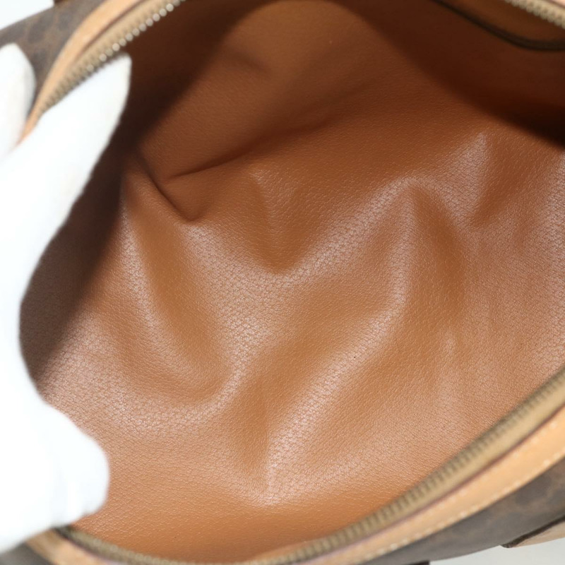 【日本直送】CELINE Macadam帆布手提包 PVC皮革 棕色 金色 正品 178304A-9