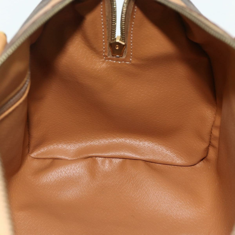 【日本直送】CELINE Macadam帆布手提包 PVC皮革 棕色 金色 正品 178304A-17