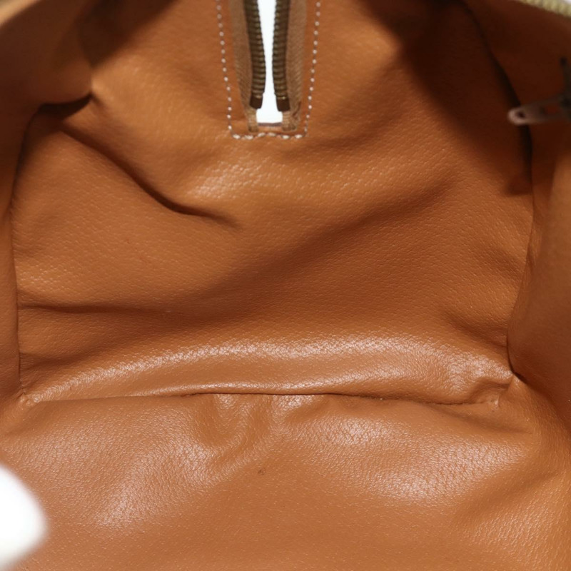 【日本直送】CELINE Macadam帆布手提包 PVC皮革 棕色 金色 正品 178304A-18