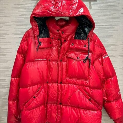 💎Han's house精品服飾💎moncler 聯名 藤原浩 羽絨 連帽 可拆 外套 雙排扣 紅 現貨 3 原價65300